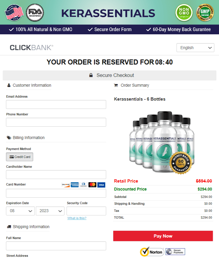 kerassentials-order-page